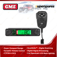 GME 5 Watt Super Compact UHF CB Radio with ScanSuite & Speaker Microphone