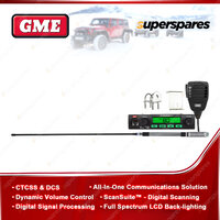 GME 5 Watt Compact UHF CB Radio Value Pack with Microphone Antenna TX3500SVP