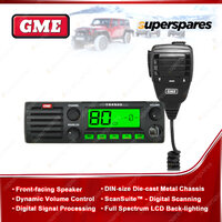 GME 5 Watt Din Mount UHF CB Radio With Scansuite Digital Scanning TX4500S