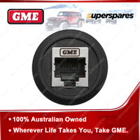 GME Universal Round Rj45 Pass-Through Adaptor Suits XRS Connect UHF CB Radio