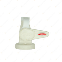 GME Single Swivel Round Antenna Base ABL015 to Suit AW36xx Whips - White