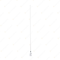 GME 1800mm Marine VHF Detachable Antenna Whip - White Fibreglass Radome AE346V