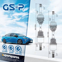 2 Pcs GSP CV Joint Drive Shaft for Holden Rodeo RA 3.5L V6 2003-2008