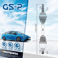 1 Pc GSP Left Hand CV Joint Drive Shaft for Holden Astra LB LC 4Cyl 1984-1987