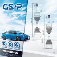 2 Pcs GSP Front CV Joint Drive Shaft for Nissan Navara DX D21 AEGD21 Terrano R20