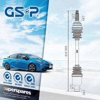 1 x GSP Right Hand CV Joint Drive Shaft for Holden Barina MF MH MAN 1/89-4/94