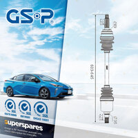 1 x GSP LH CV Joint Drive Shaft for Suzuki Swift CINO 1.3L SF MAN 89-07/2000