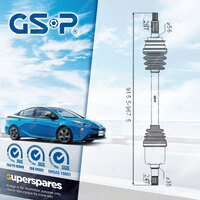 1 Pc GSP Right Hand CV Joint Drive Shaft for Mazda 323 Astina Protege BA 1.6L