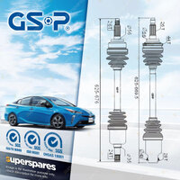 GSP Front LH+RH CV Joint Drive Shafts for Ford Laser KN KQ 1.6L ZM I4 16v 99-02