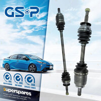 GSP Front LH + RH CV Joint Drive Shafts for Nissan EXA Pulsar N13 1.6L W/O LSD