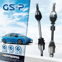 Pair GSP LH + RH CV Joint Drive Shafts for Mazda Mazda2 DE 1.5L 76kW Auto