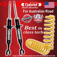 Front Gabriel Ultra Shocks + Lowered King Coil Springs for Alfa Romeo 156 98-06