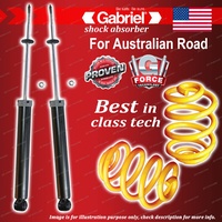 Rear Gabriel Ultra Shocks + Lowered King Coil Springs for BMW 3 Series E36 318ti