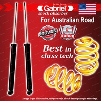 Rear Gabriel Ultra Shocks + Lowered King Coil Springs for BMW 3 Series E46 318