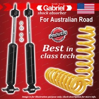 Front Gabriel Classic Shocks + STD King Coil Springs for Chevrolet BEL Air 58-63