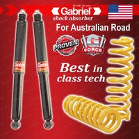 Rear Gabriel Ultra Shocks + STD King Coil Springs for Daewoo Cielo 1.5L 4 DOOR