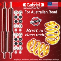 Rear Gabriel Guardian Shocks + Lowered King Coil Springs for Ford Cortina TE TF