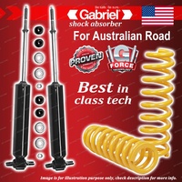 Front Gabriel Ultra Shocks + STD King Coil Springs for Ford Econovan 1.6L PETROL