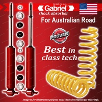 Front Gabriel Guardian Shocks + STD King Coil Springs for Ford Econovan PETROL
