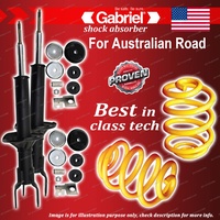Front Gabriel Extra Low Shocks + Ultra Low King Springs for Ford Falcon EA EB ED