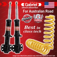 Front Gabriel Ultra Shocks + STD King Coil Springs for Ford Territory SY SX AWD