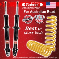 Front Gabriel Ultra Shocks + STD King Coil Springs for Ford Territory SX SY RWD