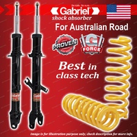 Front Gabriel Ultra Shocks + STD King Coil Springs for Ford Territory SY SZ RWD
