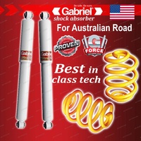 Rear Gabriel Ultra LT Shocks + Lowered King Springs for Holden Captiva CX LX SX