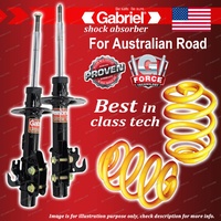 Front Gabriel Ultra Shocks + Ultra Low King Springs for Holden Commodore VE 6CYL