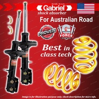 Front Gabriel Ultra Shocks + Lowered King Coil Springs for Holden Commodore VZ