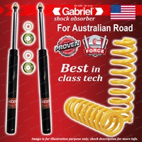 Front Gabriel Ultra Strut Shocks + STD King Springs for Holden Commodore VG 8CYL
