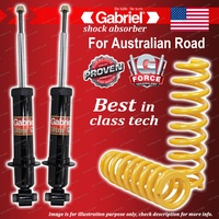 Rear Gabriel Ultra Shocks + King Coil Springs for Holden Statesman Caprice WM