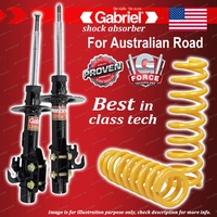 Front Gabriel Strut Shocks + Raised King Springs for Holden Statesman Caprice WM