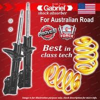 Front Gabriel Ultra Shocks Lowered King Coil Springs for Hyundai Excel HU 94-00