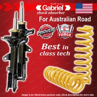Rear Gabriel Ultra Shocks + STD King Coil Springs for Hyundai Lantra J2 KW Wagon