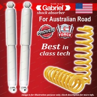 Rear Gabriel Ultra LT Shocks + Raised King Coil Springs for Jeep KJ Cherokee