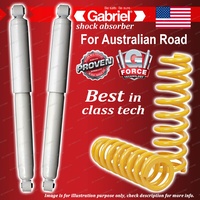 Rear Gabriel Ultra LT Shocks + Raised King Coil Springs for Jeep XH Commander