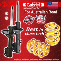 Front Gabriel Ultra Strut Shocks + Lowered King Coil Springs for KIA Mentor AFB