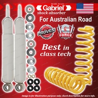 Rear Ultra Shocks + Raised Comfort King Coil Springs for Land Rover Discovery I