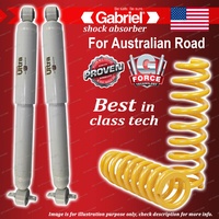 Front Ultra Shocks Raised 50-100KG King Coil Springs for Land Rover Discovery II