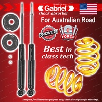 Rear Gabriel Ultra Shocks + Lowered King Springs for Mitsubishi Galant HG HH