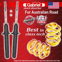 Front Gabriel Ultra Shocks + Lowered King Springs for Mitsubishi Galant HJ 4Cyl