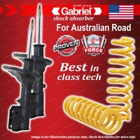 Front Gabriel Ultra Shocks + STD King Coil Springs for Mitsubishi Magna TR TS