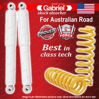 Rear Gabriel Ultra LT Shocks + King Coil Springs for Mitsubishi Pajero NF NG LWB