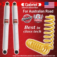 Rear Gabriel Ultra LT Shocks + King Springs for Mitsubishi Pajero NP NS NT NW