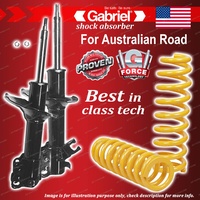 Front Gabriel Ultra Shocks + STD King Coil Springs for Nissan Bluebird U13 Sedan