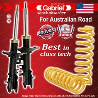Front Gabriel Ultra Shocks + Raised King Springs for Nissan Pathfinder R50 II