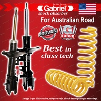 Front Gabriel Ultra Shocks Raised King Springs for Nissan Pathfinder R50 01-05