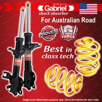 Front Gabriel Ultra Shocks + Lowered King Springs for Nissan Pulsar N15 97-00