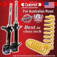 Rear Gabriel Ultra Shocks + STD King Springs for Subaru Impreza 4WD GG 02-07
